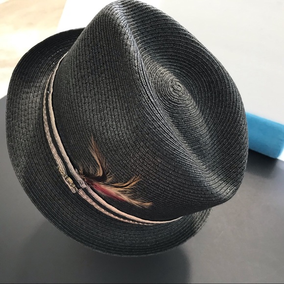 ✴️ UNISEX Stefano Milan Straw Fedora, M (7-7 1/8)NWT… - Picture 3 of 6